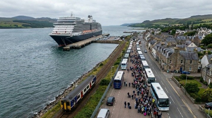 invergordon cruise ship chaos
