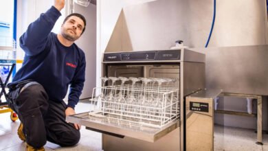 commercial glasswasher repairs