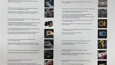 show me tell me questions quiz