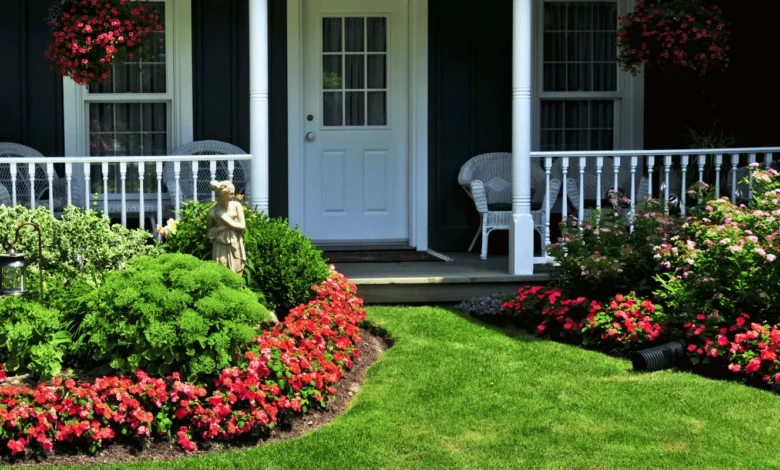 low maintenance front yard landscaping