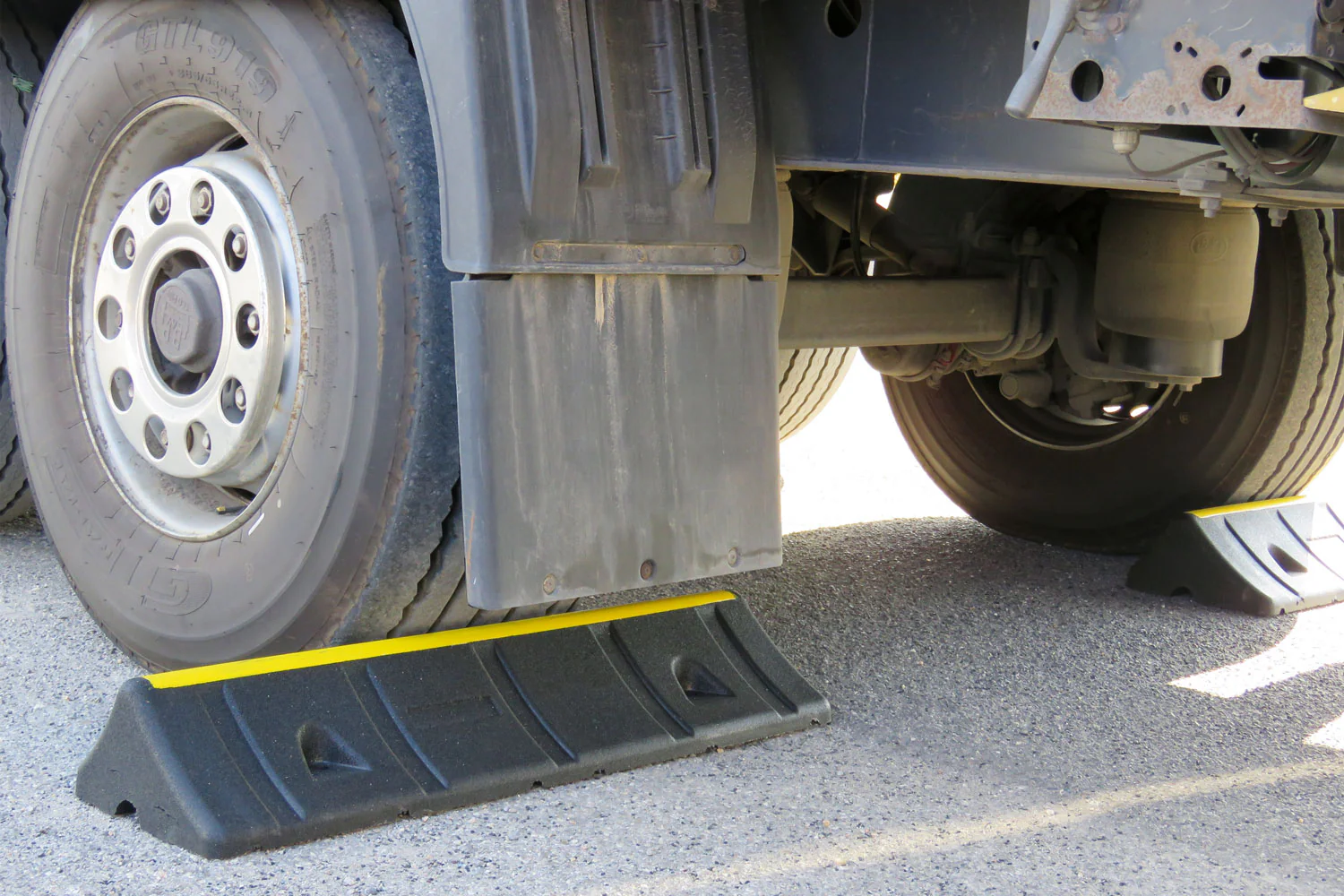 HGV Wheel Stops for Heavy Duty Vehicle Parking Safety in the UK: A ...