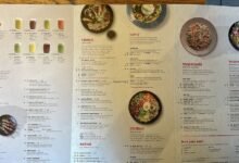 Wagamama Menu