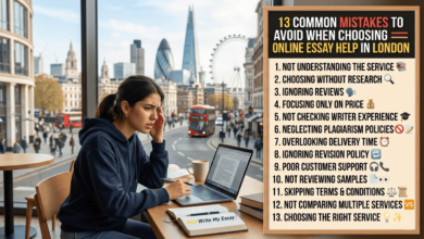 Common Mistakes To Avoid When Choosing Online Essay Help in London