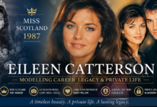 Eileen Catterson Miss Scotland 1987 former Scottish fashion model featured biography image with Marti Pellow relationship and modelling career highlights