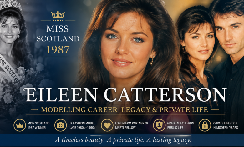 Eileen Catterson Miss Scotland 1987 former Scottish fashion model featured biography image with Marti Pellow relationship and modelling career highlights