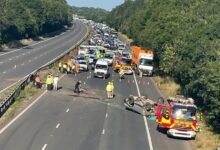 M3 Accident Today Live