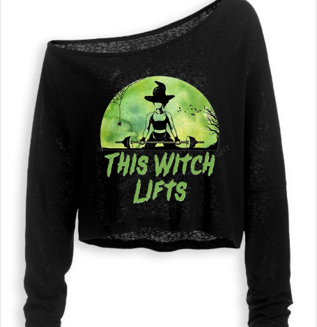 5 Reasons to Try an Off Shoulder Long Sleeve Gym Crop Top | IronPandaFit
