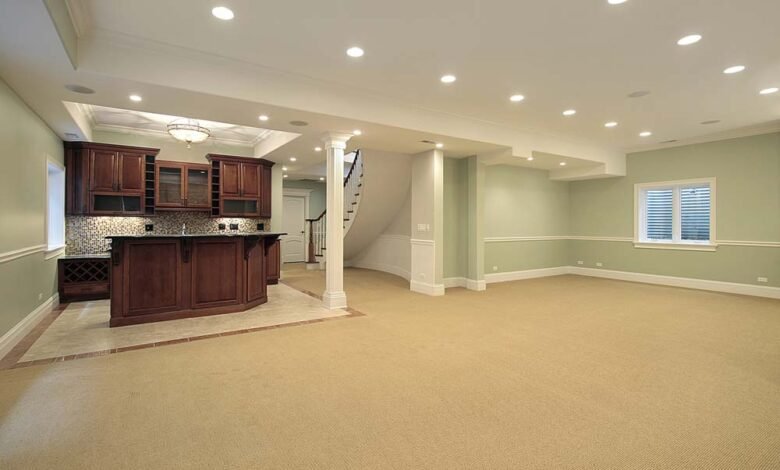 Crawl space to basement conversion