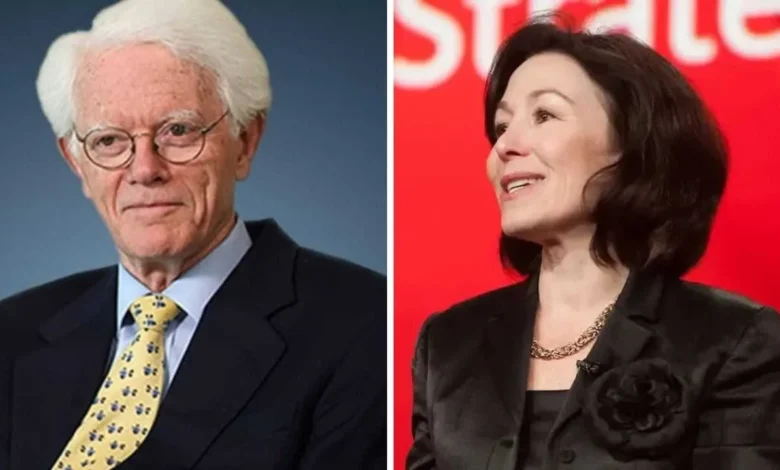 Peter Lynch and Safra Catz