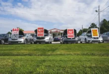 $500 down on a car no credit check: buy-here-pay-here dealership lot